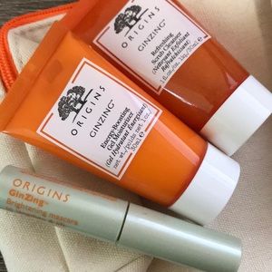 Origins Ginzing Moisturizer Cleanser Mascara Set